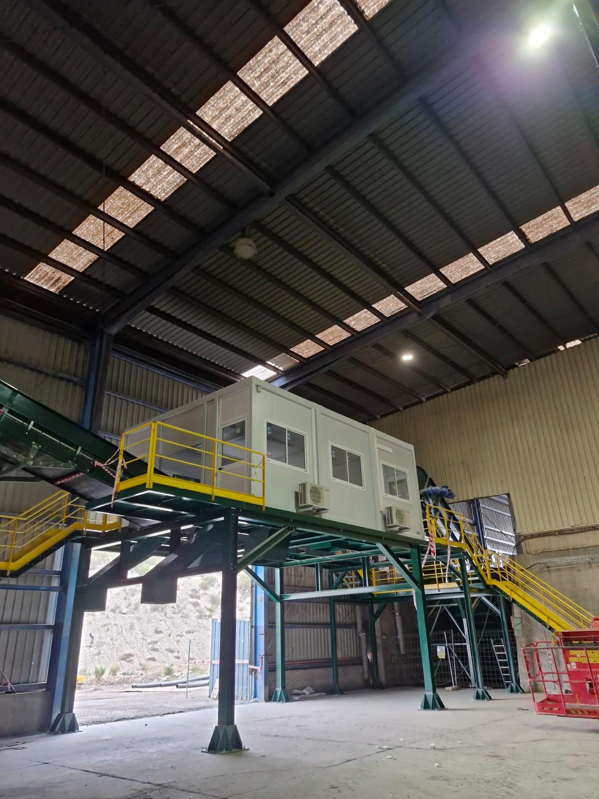 Cabina de triaje modular prefabricada