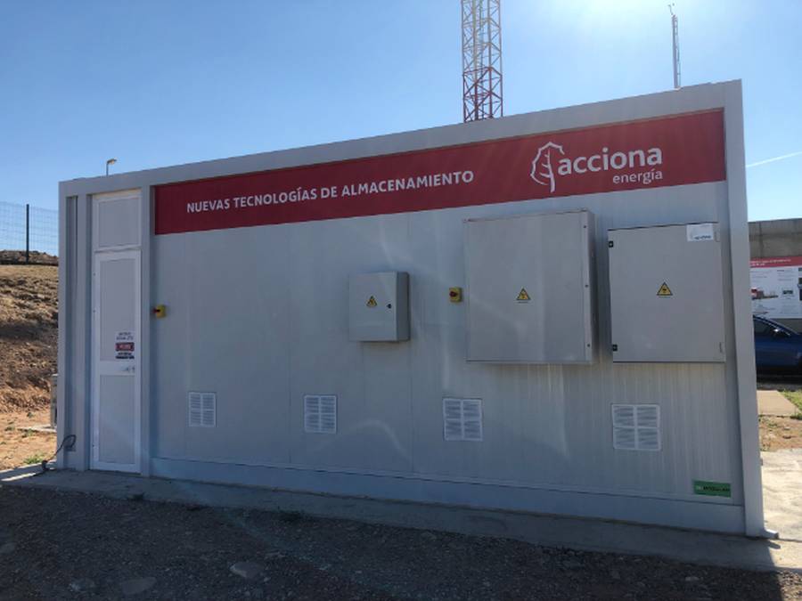 Contenedor modular ACCIONA energias renovables