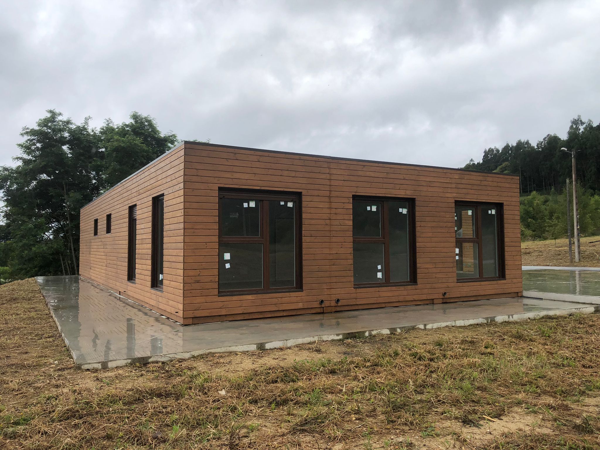 centro escuela social construccion modular