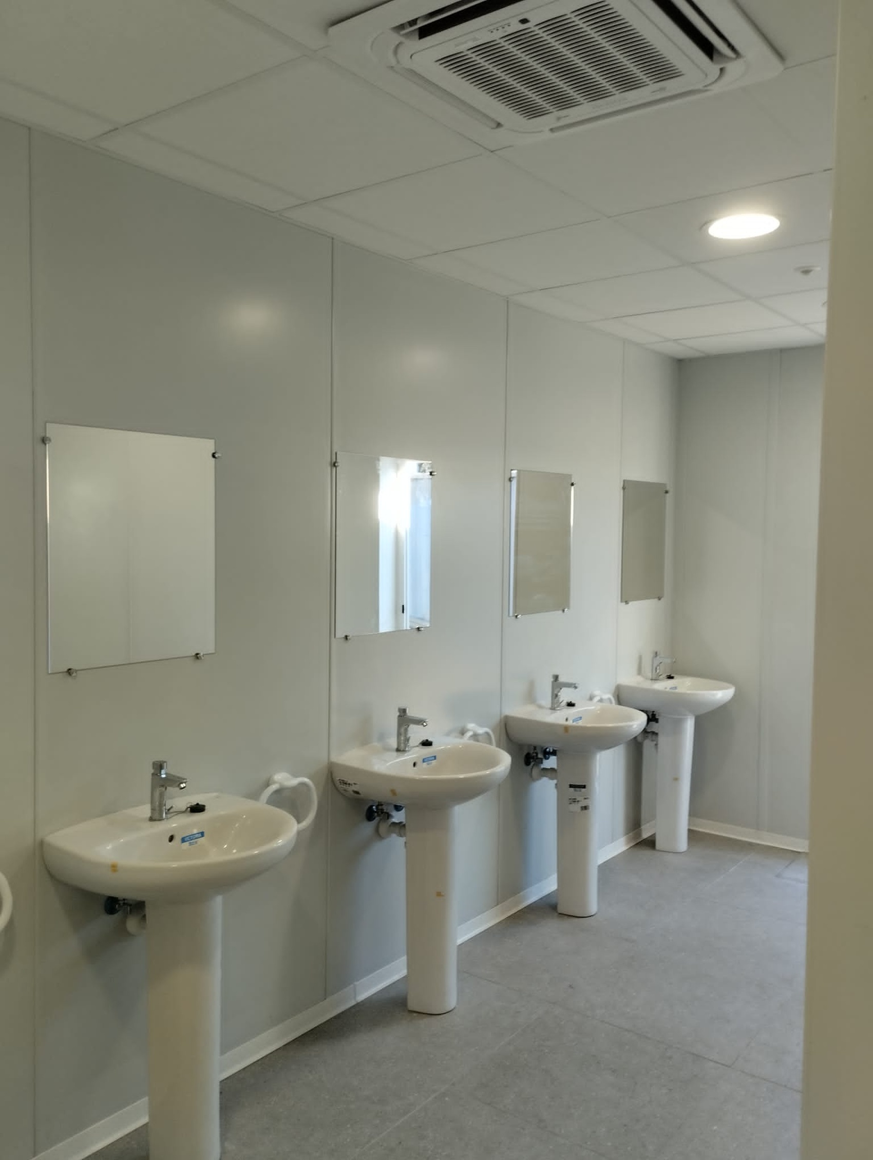baños modulares prefabricados en vestuario prefabricado