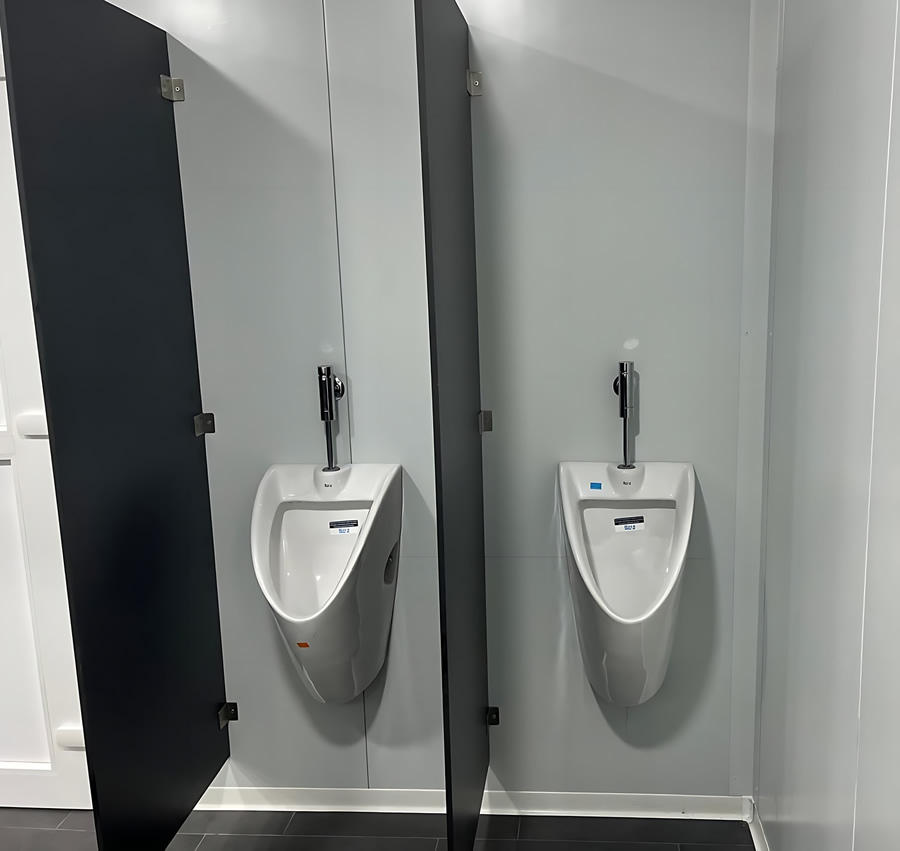 Sanitarios para baños de vestuario modular prefabricado