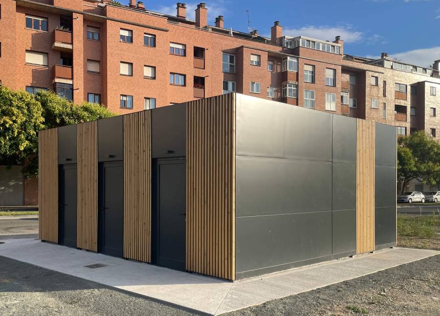 Vestuario modular prefabricado para instalacion deportiva