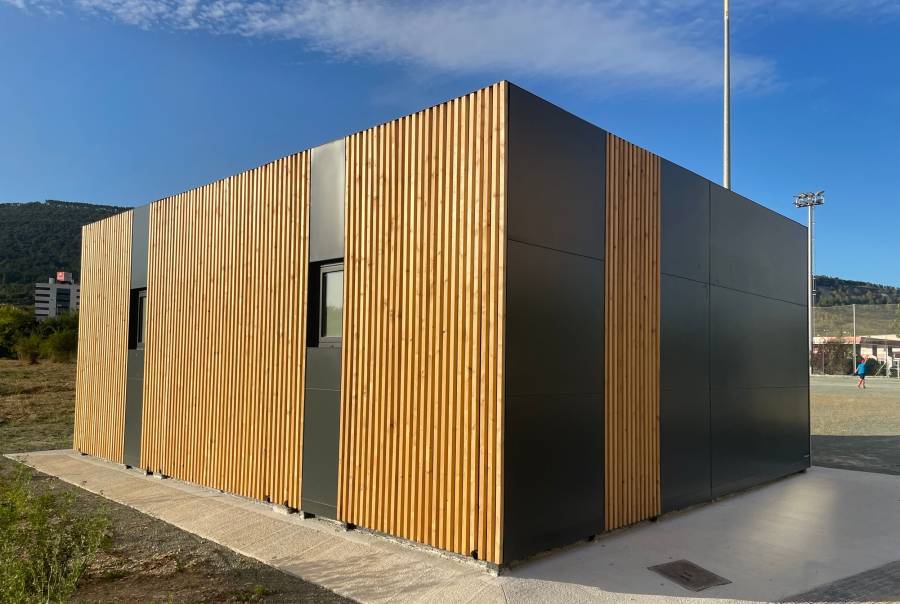 modulo prefabricado vestuario