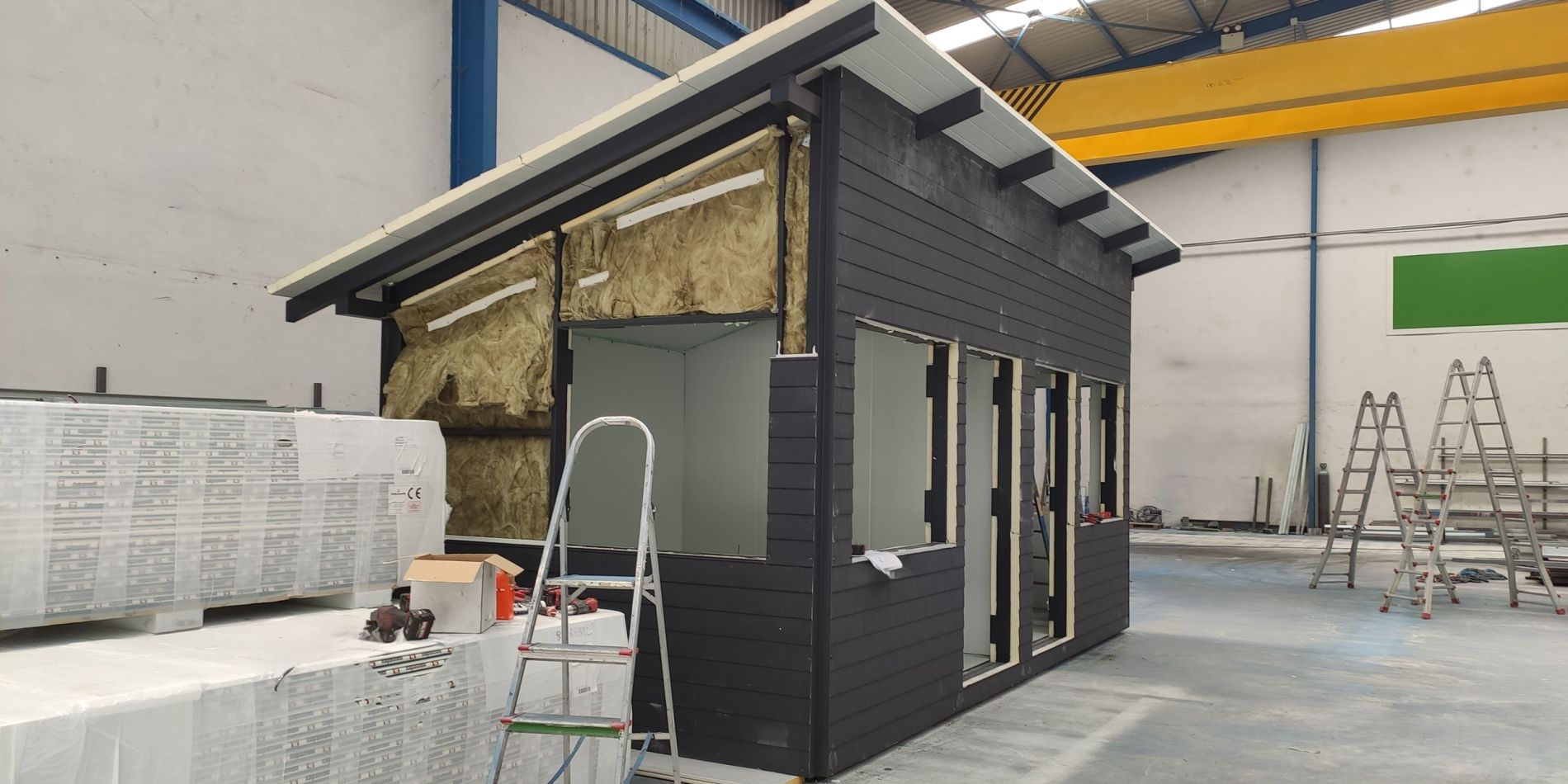 Aislamiento termico en construccion modular prefabricada maxima eficiencia energética