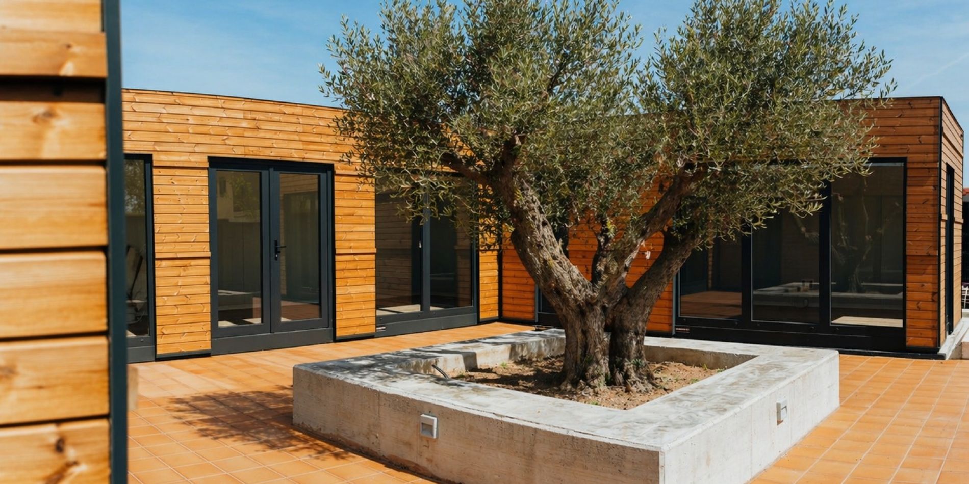 Diseño biofilico en construccion modular