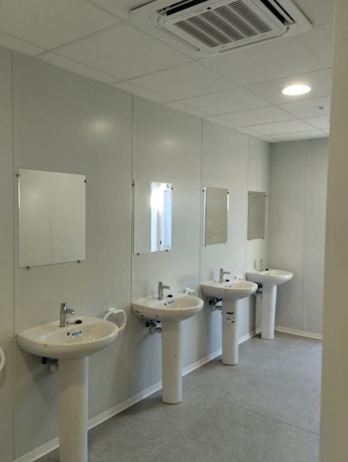 Baños prefabricados con ducha