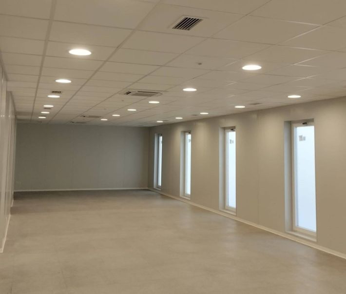 Vestuario modular prefabricado