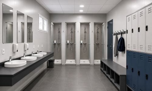 vestuarios modulares prefabricados para colegios