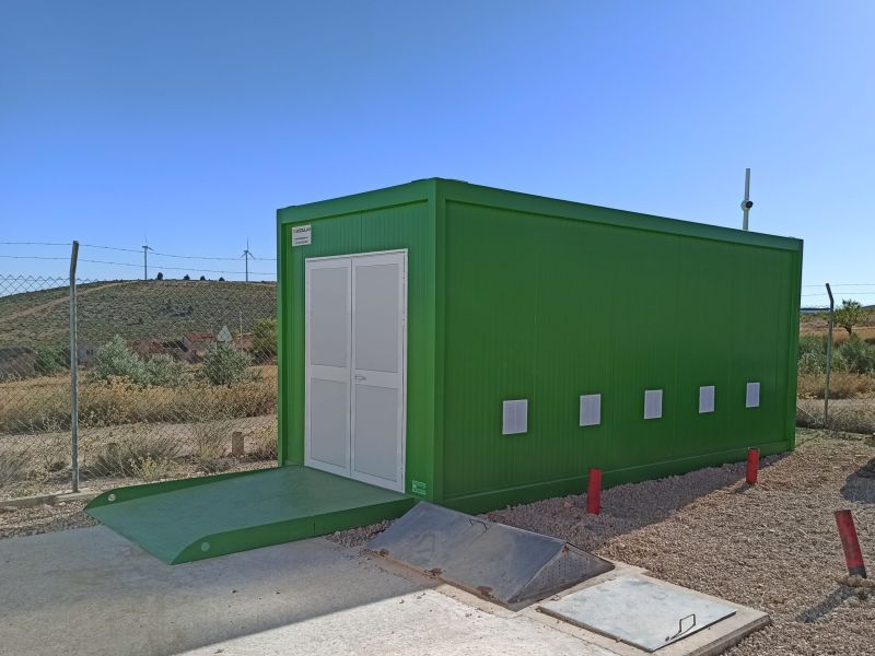 Almacenes de residuos prefabricados y seguros 3dmodular