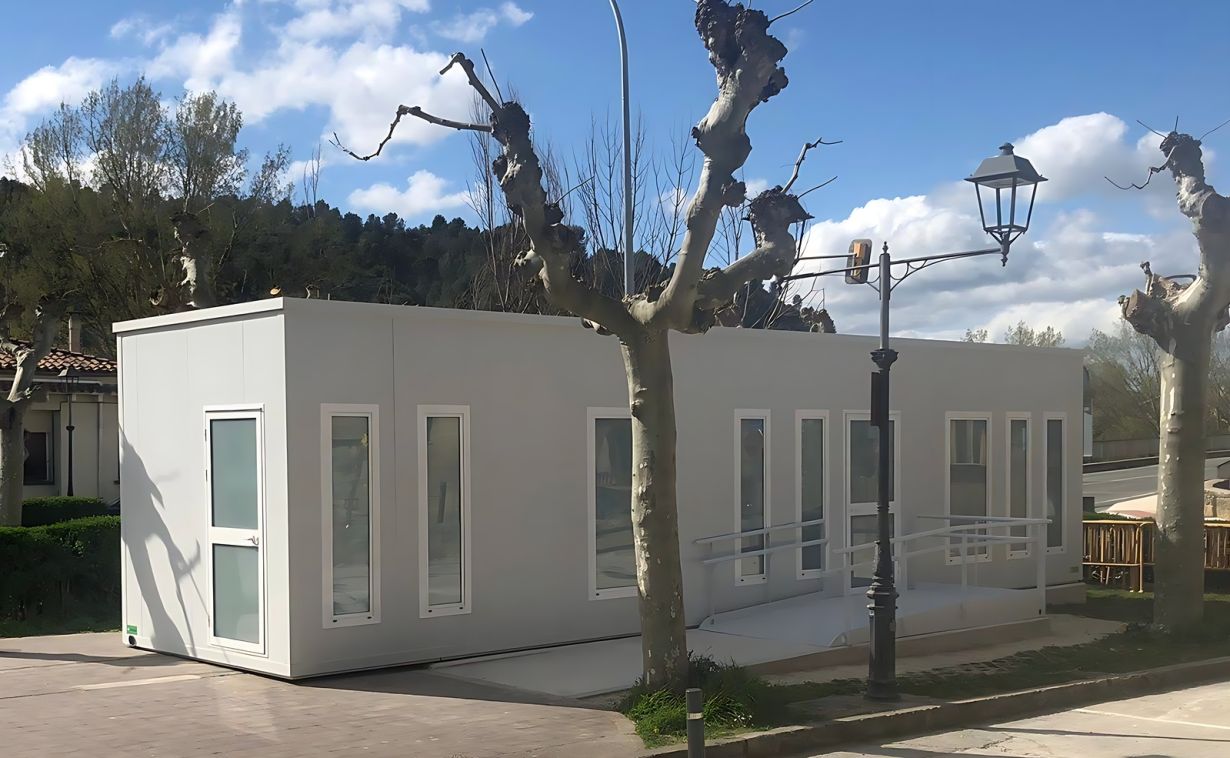 Modulo centro sanitario prefabricado. Ambulatorio portatil